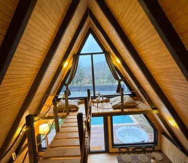 Sapanca Ski Chalet | Oceanfront Thales Bungalov with Pool and Hot Tub Awaits!