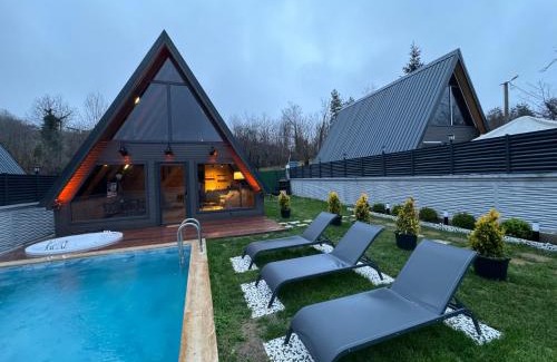 Sapanca Ski Chalet | Oceanfront Thales Bungalov with Pool and Hot Tub Awaits!