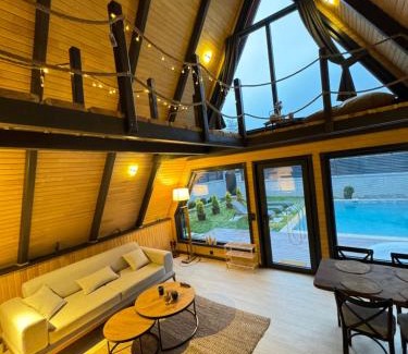 Sapanca Ski Chalet | Oceanfront Thales Bungalov with Pool and Hot Tub Awaits!