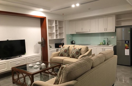 Truc Bach House | Guest Rated: Thang Long Apartment with Kitchen Amenities
