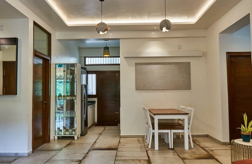 Banswadi Apartment | Relax in Jazminn - Earth: Pet-Friendly Comfort Awaits