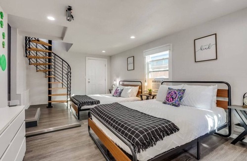 Olde Town Arvada House | Downtown Arvada Arcade: Hot Tub & Family-Friendly Amenities