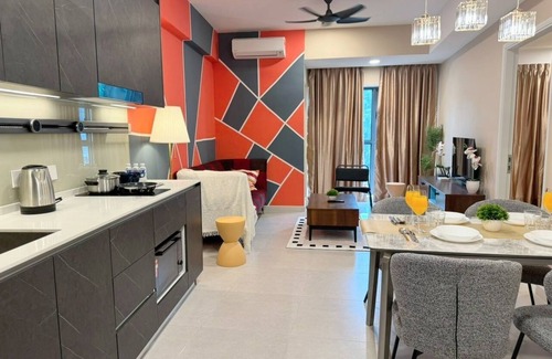 Kampung Pandan Dalam Apartment | The Atrium Ampang by OKBnB - Cozy 2 Bedroom, 3 min to klcc