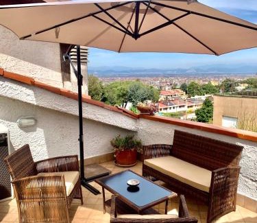 Marano di Napoli Apartment | Experience The Attic: Scenic Terrace & Free Parking Awaits
