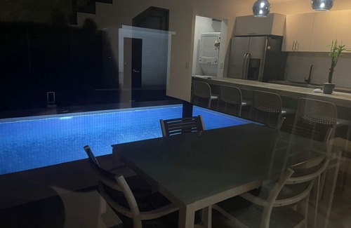 Bandera House | Beach Haven: Private Pool & Modern Decor Near the Shore