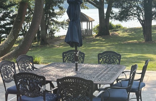 Head of the Harbor House | The Bella Vista St James! Waterfront house with a beach dock and so much more!