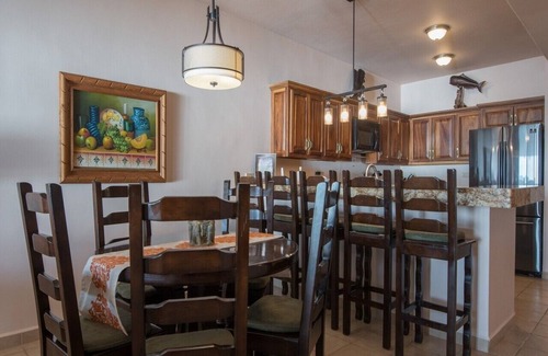 San Carlos Condo | Beachfront Condo at Bahia Delfin with Pool & Spa Amenities