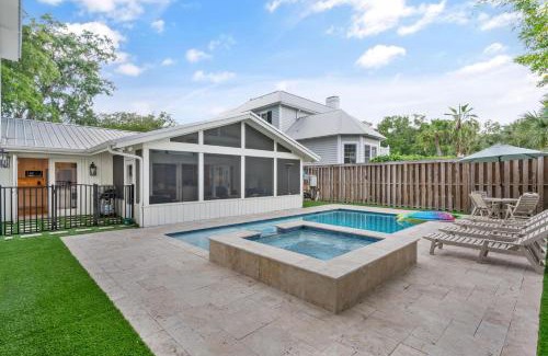 East Beach House | Relax at The Blue Door Cottage with Pool and Family Amenities