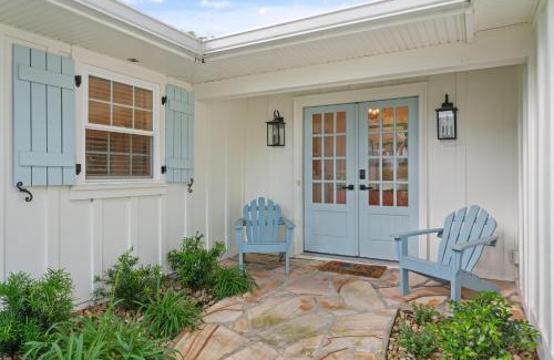 East Beach House | Relax at The Blue Door Cottage with Pool and Family Amenities