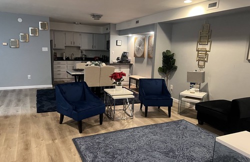 Foxcroft Square Condo | Discover The Blue Gem: Pet-Friendly Oasis Near Philly