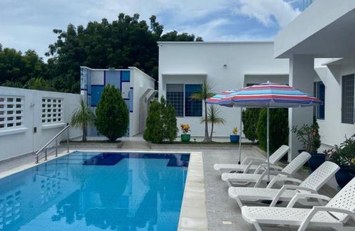 Juan de Acosta Villa | Relaxing Oceanfront Retreat at The Blue House - 9/10 Rating