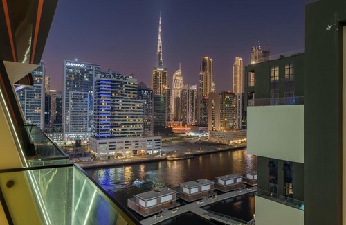 Business Bay Apartment | The Burj and Canal Views