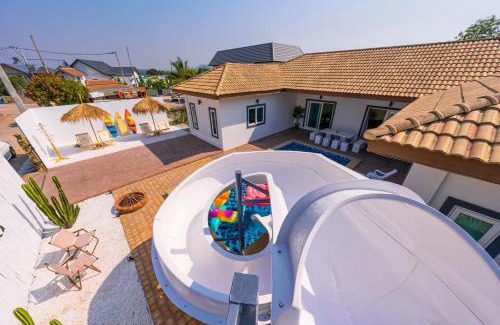 Huai Yai Villa | Relax at The Cactus Pool Villa Pattaya with Ocean View