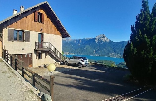 Saint-Apollinaire Ski Chalet | Charming Chalet Gaby with Lake View and Spa Amenities