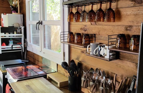 Saint-Jean-du-Pin Ski Chalet | The chalet with jacuzzi and sauna