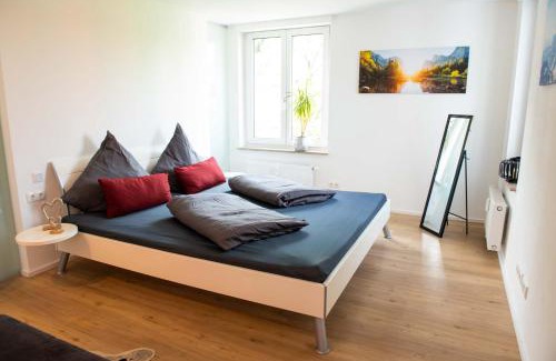 Kempten Apartment | The City Suite - 4-Star Retreat with Hot Tub Access