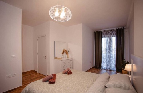 Shkoder Apartment | Stylish City-View Apartment: Pet Friendly & Breakfast Included
