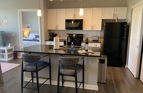 Downtown Columbus Apartment | The City View Suite | Garage Parking | Top Floor!