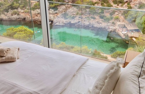 Cala Pi Villa | Experience the Crystal Bay: Oceanfront Villa with Pool
