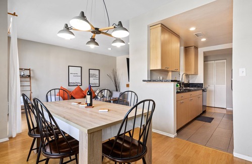 Sawtelle Condo | Exceptional Danish Two-Bedroom Suite with Family Amenities