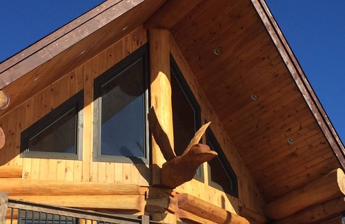 Terra Nova House | Spacious "The Duck" Cedar Log Home - Oceanfront Retreat