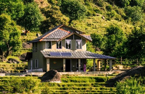 Palampur House | Discover The Earth House: Pet-Friendly Oasis with Pools