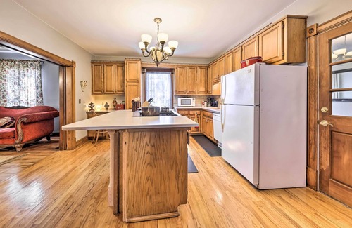 Waldron House | Retreat to The Farm House: Deck, Spa & Historic Delight