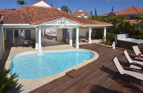 Saint-Francois Villa | Experience Villa JASMIN: Breathtaking Lagoon Beachfront Retreat