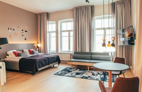 Keskinen District Hotel | Discover The Folks Hotel Konepaja: 4-Star Eco-Friendly Stay