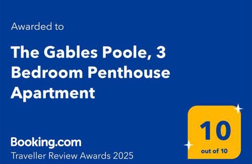 Canford Cliffs Apartment | Beautiful 3 Bedroom Penthouse at The Gables Poole
