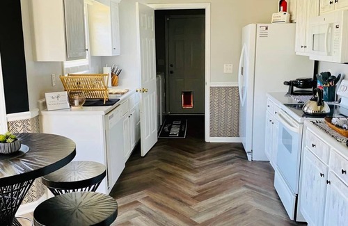 Spring Lake House | Discover The Herringbone Blue: Your Ideal Kitchen Retreat