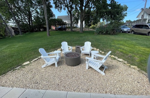 Pepin Apartment | The Hideaway - Cozy space with outdoor porch and firepit