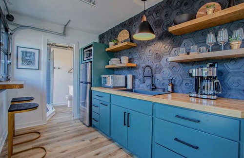 Greenville - Spartanburg Apartment | Lakefront Luxury: The Hive Shipping Container Retreat