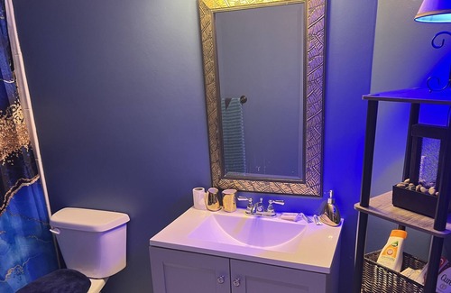 Acworth House | Relax at The House of Zen: 5BR with Hot Tub & Theater