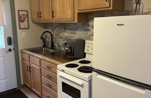 St Ignace Apartment | Inviting Huron View Sunrise Getaway with Family Amenities