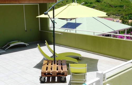 Le Vauclin Apartment | Discover Happiness at Oceanview F3 N° 2 with Spa Access