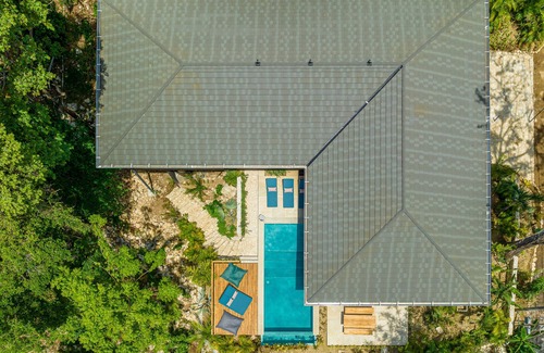 Carmen Villa | The L Design Villa: Pet-Friendly Retreat with Pool Access
