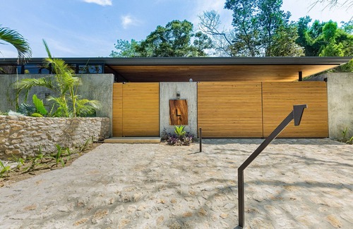 Carmen Villa | The L Design Villa: Pet-Friendly Retreat with Pool Access