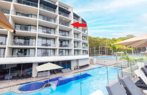 Nelson Bay Apartment | Relax at The Landmark Unit 405 with Scenic Water Views