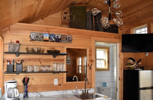 South Haven Cabin | The little Modern Grey Cottage on Forest Lake