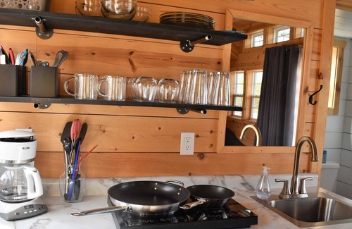 South Haven Cabin | The little Modern Grey Cottage on Forest Lake