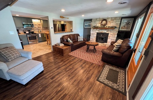 Campbellsport Ski Chalet | Experience The Long Lake Chalet: Pet-Friendly Retreat with Views