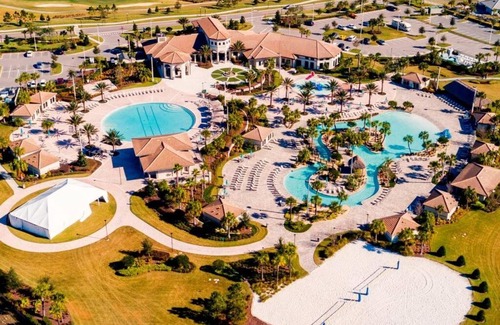 Davenport House | Discover The Magic Mansion: 6BR Resort Home with Pool