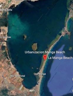 San Javier Apartment | Beachfront Bliss: Manga Beach Studio with Ocean Views