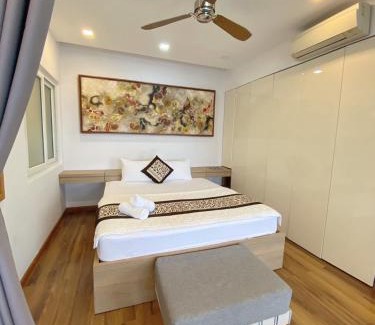 Tran Phu Beach Apartment | Oceanfront Moonlight Apt with Private Beach & Pool Access