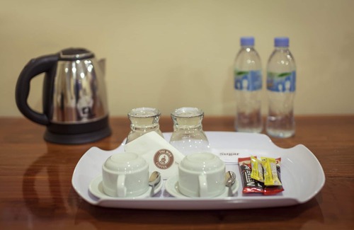 Prampir Makara House | Comfortable Twin Room at The Mou Hotel with Free Bicycles