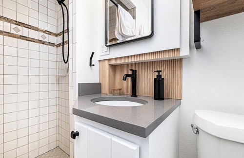 Grayling Hotel | The Mushroom King Bed w/Sauna, Fire Pit, & Hot Tub