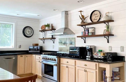 Wheeler House | Spacious 16-Sleeper Home Near Beach with Game Room & Fire Pit