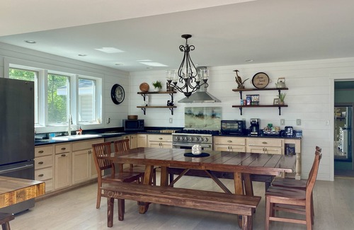 Wheeler House | Spacious 16-Sleeper Home Near Beach with Game Room & Fire Pit