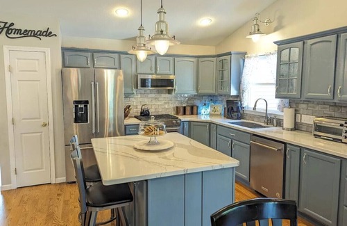 Ludington House | North Shores: Upscale Home Steps from the Beach